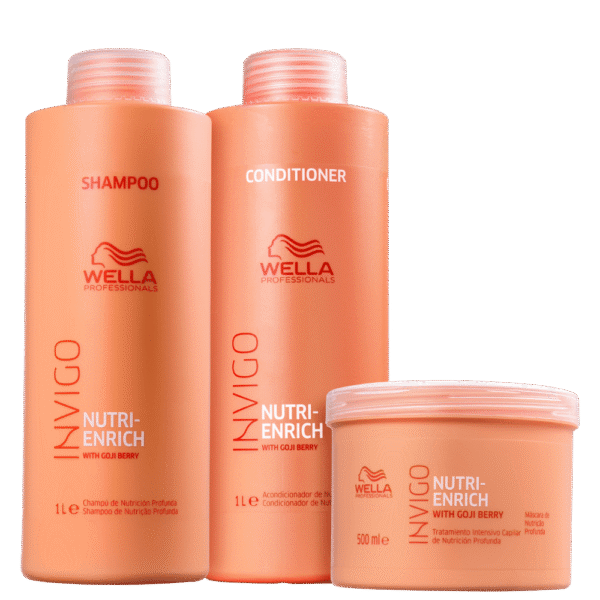 Kit Wella Professionals Invigo Nutri-Enrich Salon Trio (3 Produtos)